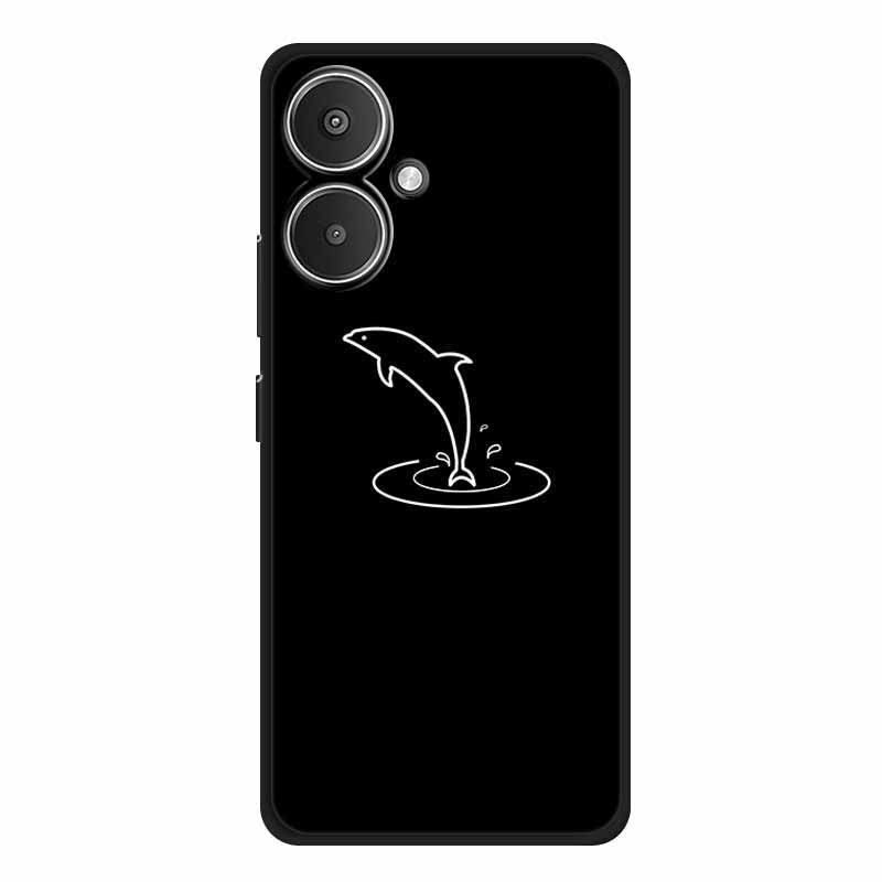 For Xiaomi Redmi 13C 5G / Redmi 13R 5G Case TPU Linear Pattern Printing Back Phone Cover For Xiaomi Redmi 13C 5G / Redmi 13R 5G Case TPU Linear Pattern Printing Back Phone Cover